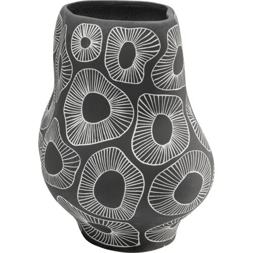 Vase anémone 33cm gris Kare Design