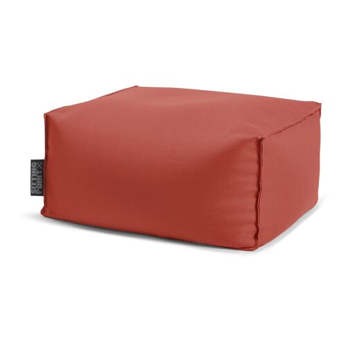 Pouf Repose-Pieds Exterieur Terracotta 55x65x30