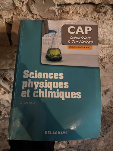 Livre Cap Science Physique Et Chimie 