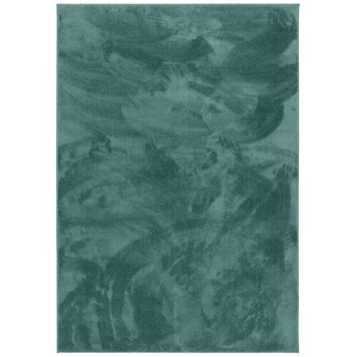 Tapis À Poils Longs Moelleux Uni Vert Menthe 80x150 Cm