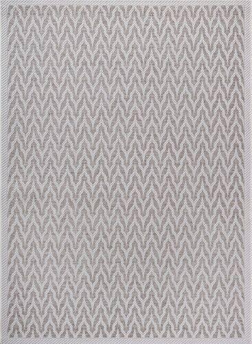 Tapis Extérieur Design Moderne, Beige Crème, 120 X 160 Cm
