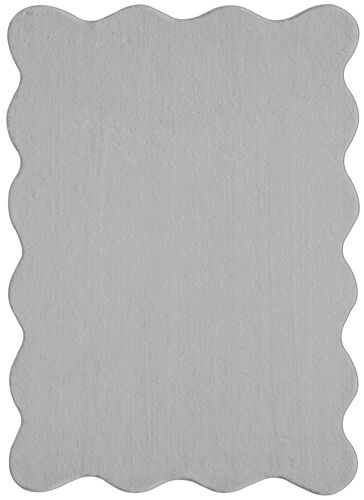 Tapis Relax Lavable Antidérapant, Gris, 160 X 220 Cm