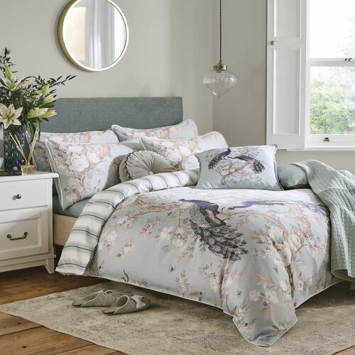Housse De Couette Laura Ashley Belvedere Duckegg 200 X 200cm Vert Bleu