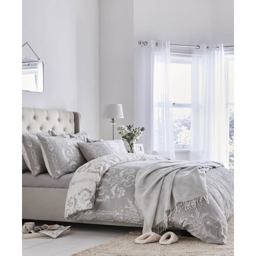 Housse De Couette Laura Ashley Josette Steel 200 X 200cm Gris