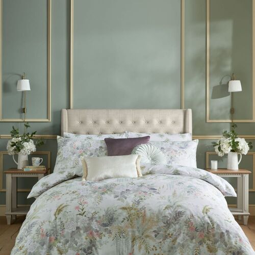 Housse De Couette Romantique En Satin De Coton Multicolore 200x200cm