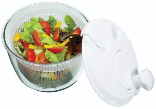 Mini Essoreuse À  Salade 19cm Plastique Blanc 2.5l