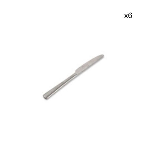 Lot De 6 Couteau À  Dessert Argent En Métaux 20,5cm