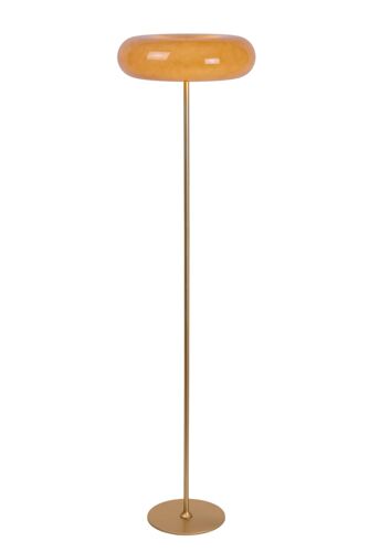 Lampadaire Verre 3 Lumière Taupe