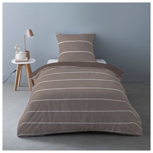 Parure De Couette 100% Coton Flanelle Imprimée 140x200 1 Taie
