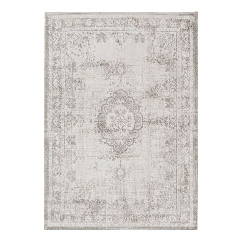 Tapis Salon Et Chambre Tissé Plat 170x240 Cm Beige