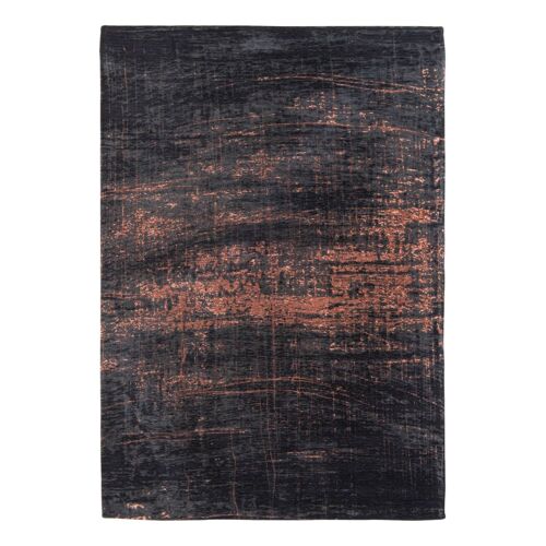 Tapis Salon Et Chambre Tissé Plat 170x240 Cm Noir