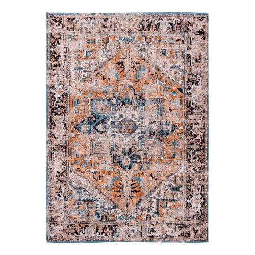 Tapis Salon Et Chambre Tissé Plat 170x240 Cm Rose