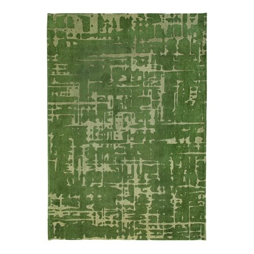 Tapis Salon Et Chambre Moderne Tissé Plat 240x340 Cm Vert