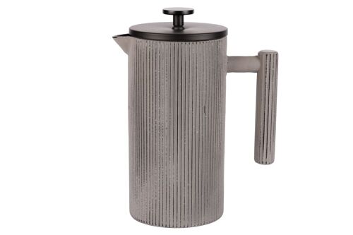 Cafetière À Piston En Fonte, Gris, D 9xh 20 Cm