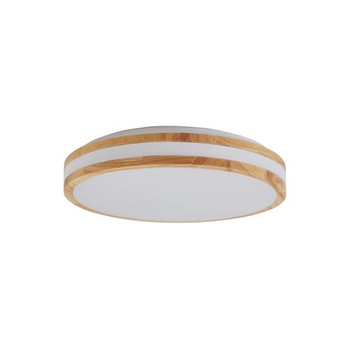 Plafonnier Led En Bois Marron