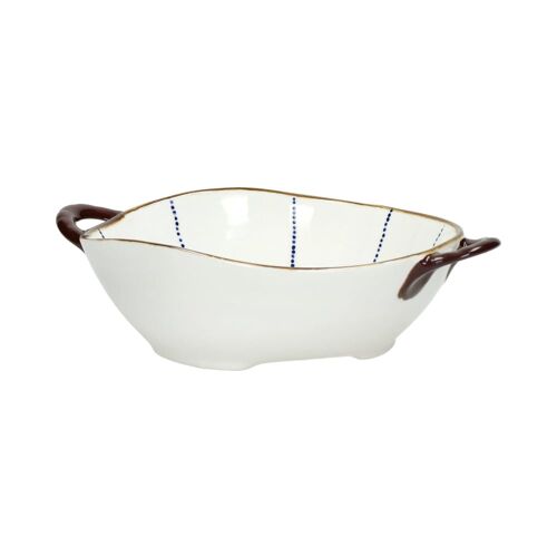 Bol À  Pâtes En Porcelaine Bleue H6 Cm