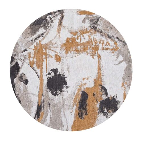 Tapis Salon Et Chambre Moderne Tissé Plat 240x240 Cm Multicolore