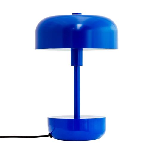 Lampe À  Poser En Métal Bleue