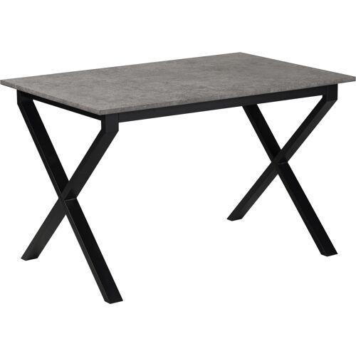 Table à  manger en effet béton 6 personnes L120