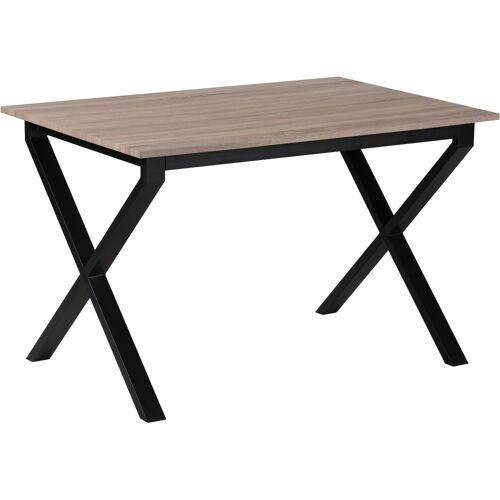 Table à  manger en effet chêne 6 personnes L120