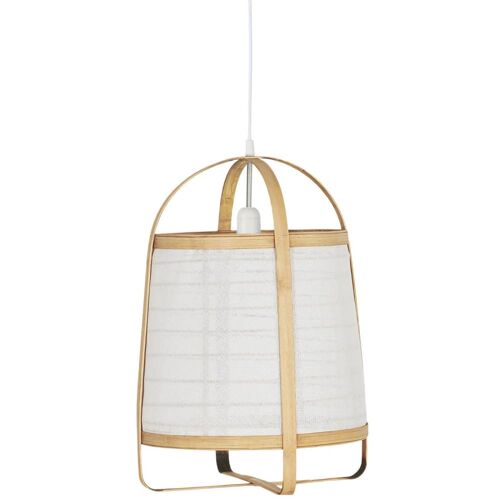 Suspension Cordon Tissus Blanc L:125 Cm