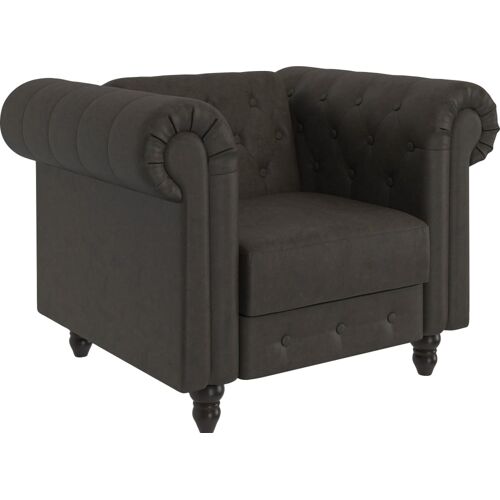 Chaise Longue Avec Fonction Relax En Microfibre Anthracite