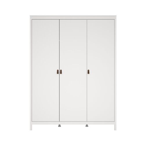 Armoire 3 portes L150 cm - Blanc