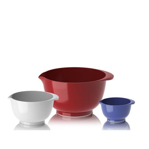 Set De Bols 6 Pièces Bleu, Blanc Et Rouge