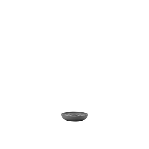 Porte savon en porcelaine gris