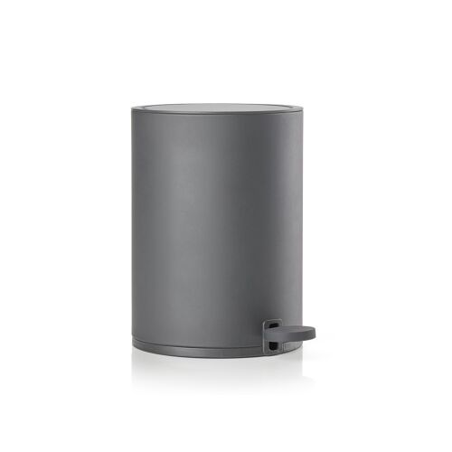 Poubelle à pédale en ABS gris