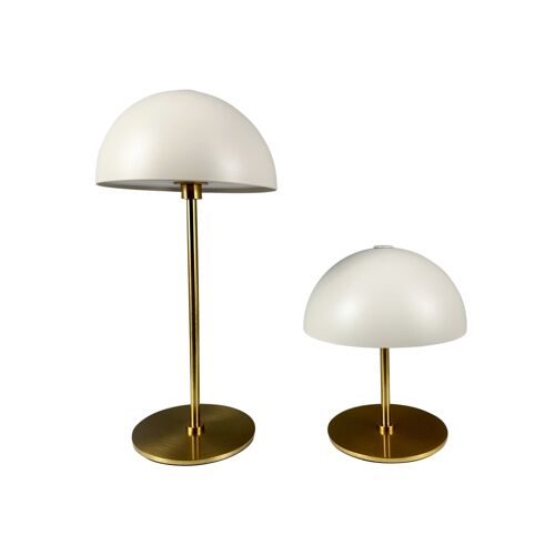 Lampe À  Poser En Métal Blanc Crème Paquet De 2