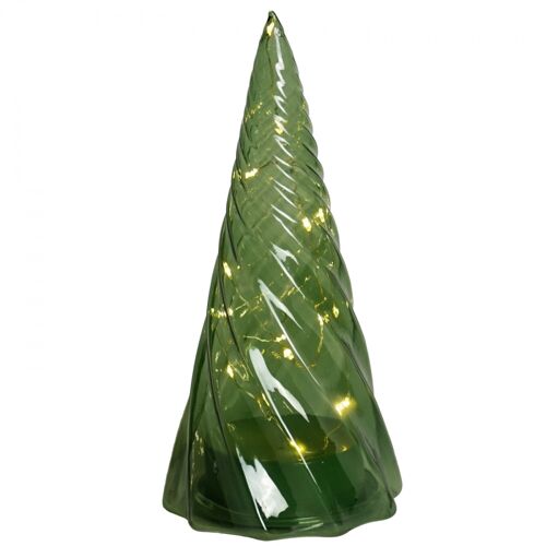 Sapin LED 23cm Vert