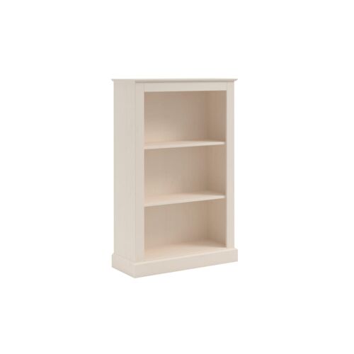 Bibliothèque avec 2 étagères en pin blanc