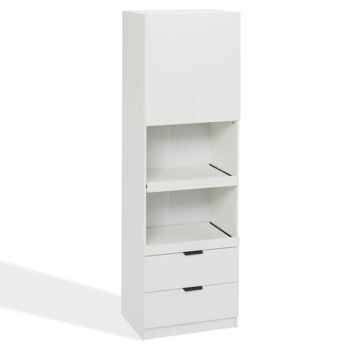 Armoires de cuisine blanc 2 portes 2 tiroirs