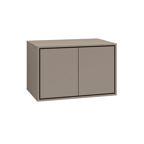 Meuble sous-vasque stratifiés taupe
