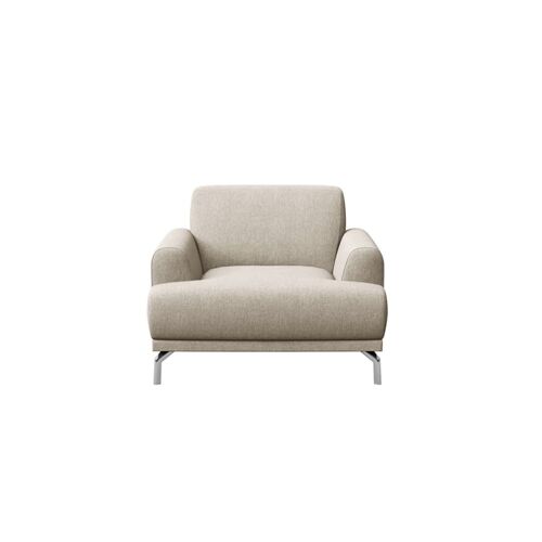 Fauteuil en polyester beige