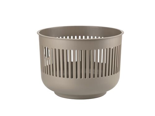 Panier à linge taupe 40cm