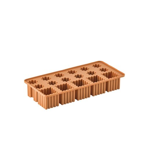 Bac À Glaçons En Silicone Abricot