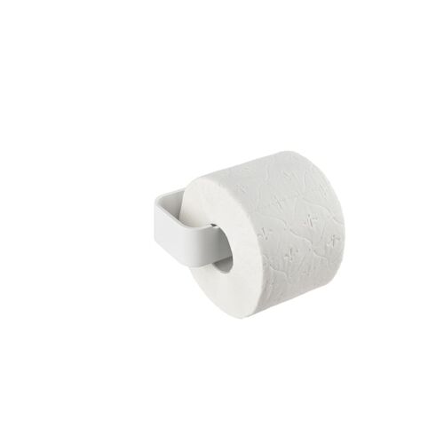 Porte-papier toilette en aluminium blanc