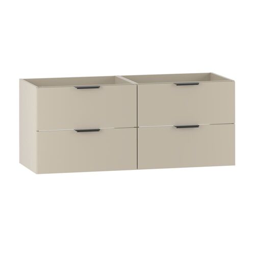Meuble sous-vasque stratifiés beige
