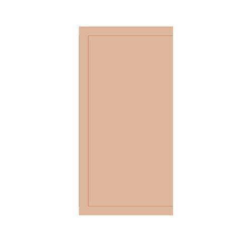 Stickers en vinyle boiserie rectangulaire marron 50x100â€¯cm