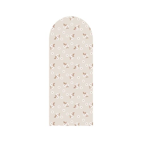 Stickers en vinyle arc floral beige 60x150â€¯cm