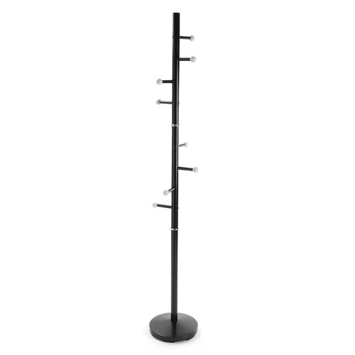 Portemanteau sur pied pour entrée ou couloir en métal noir