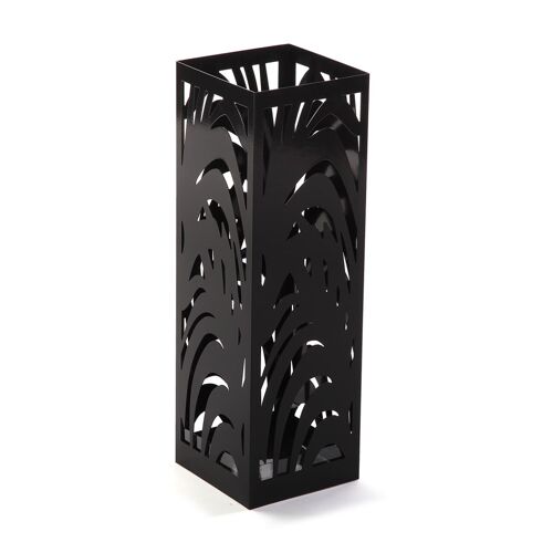 Porte-parapluie moderne en métal noir