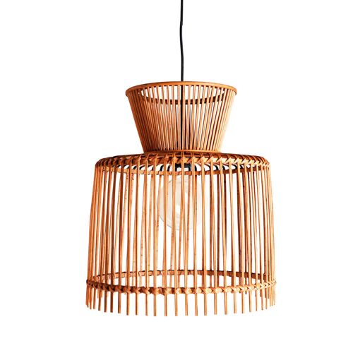 Lustre En Bambou Marron 43x43x47 Cm
