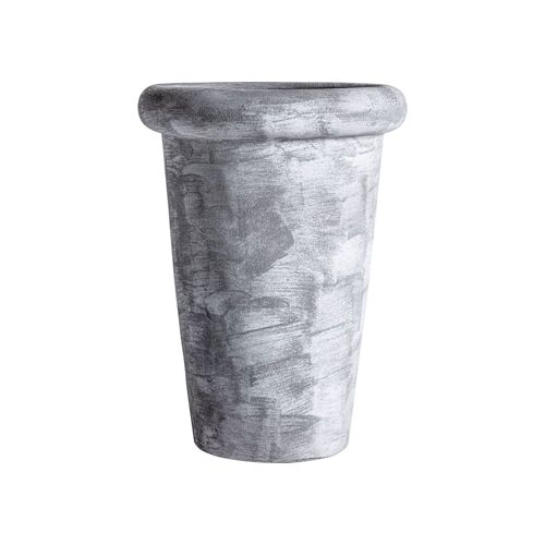 Vase en céramique gris 35x35x49 cm