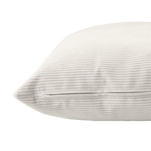 Coussin velours beige 30x50 cm