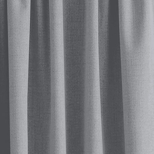 Rideau Plissé Gris Acier 140x280 Cm