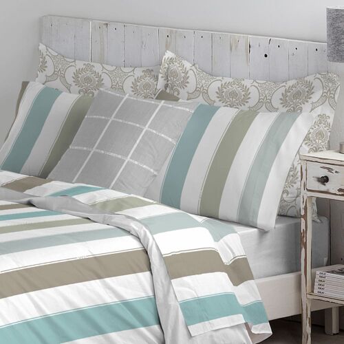 Drap Plat 100% Coton 160x270 Cm Bleu