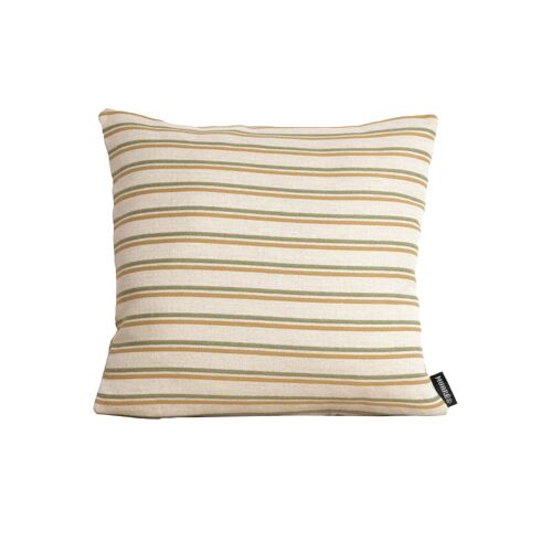 Housse De Coussin Jacquard 100 % Coton Jaune 45x45 Cm